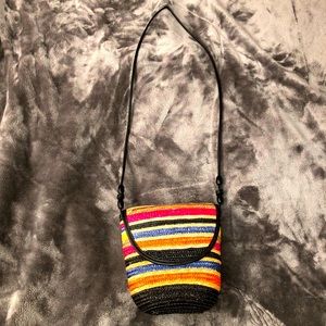 Hand crafted cross body bag